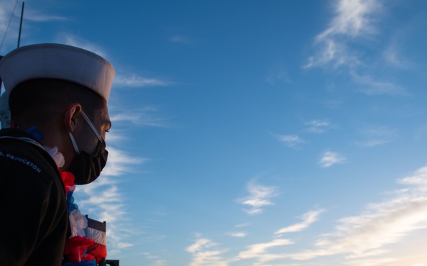 USS Princeton returns to San Diego