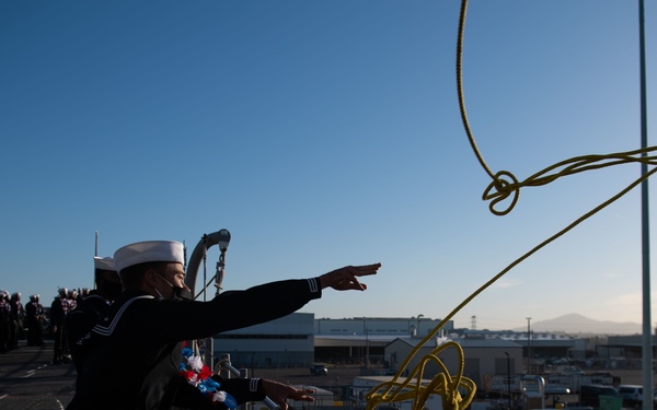 USS Princeton returns to San Diego