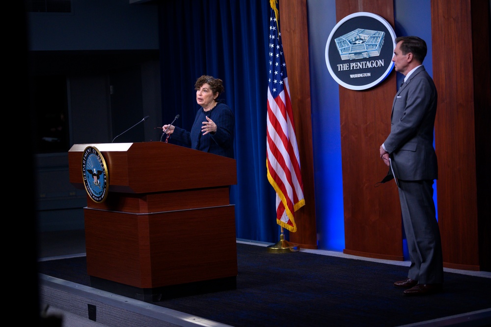 Chair of Pentagon’s Sexual Assault Independent Review Committee Briefs Media