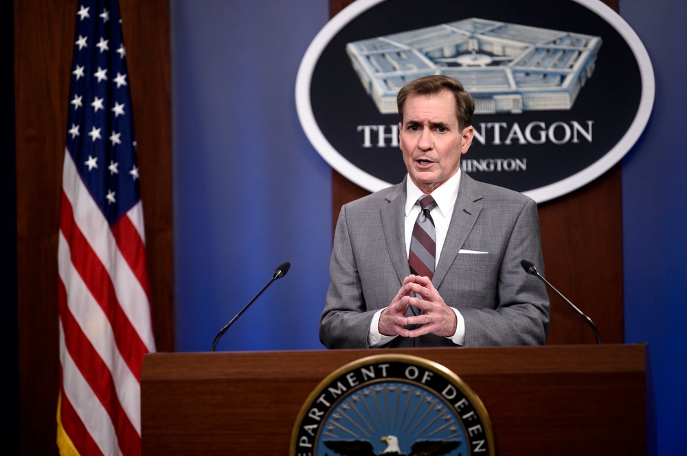 Pentagon Press Secretary Briefs the Media