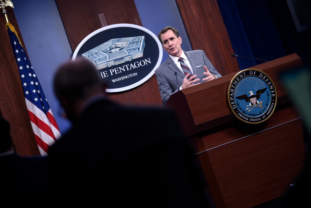 Pentagon Press Secretary Briefs the Media