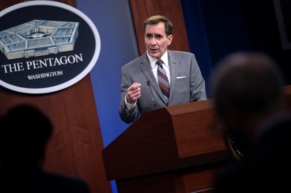 Pentagon Press Secretary Briefs the Media