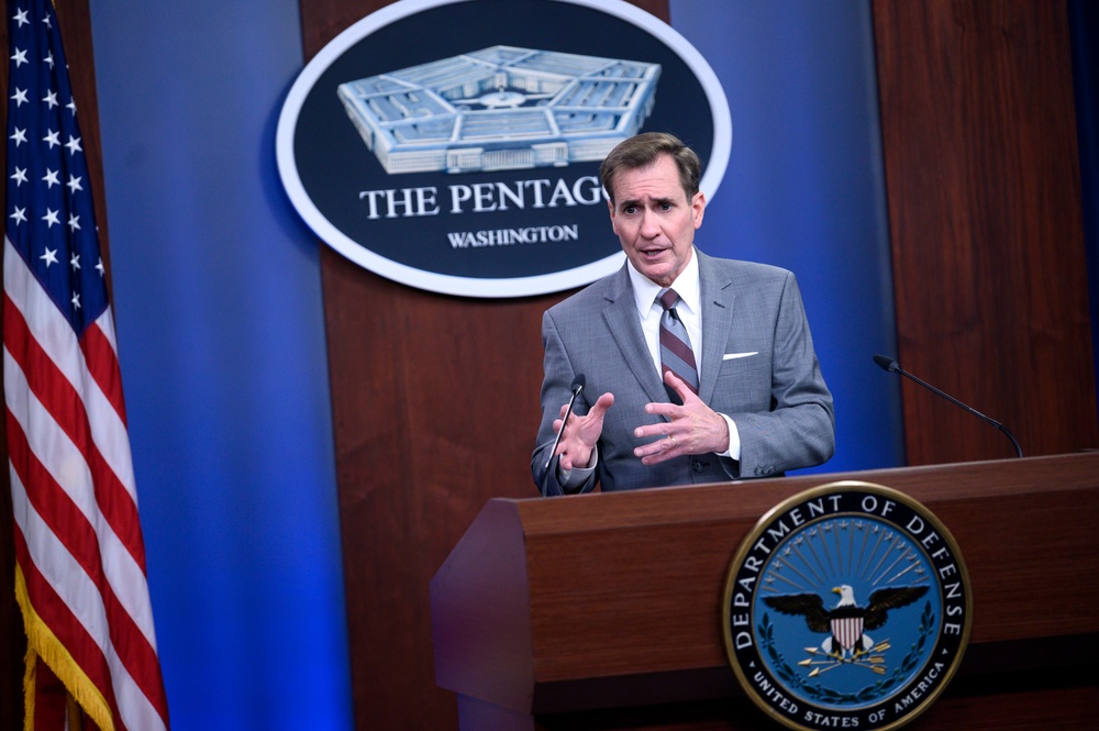 Pentagon Press Secretary Briefs the Media