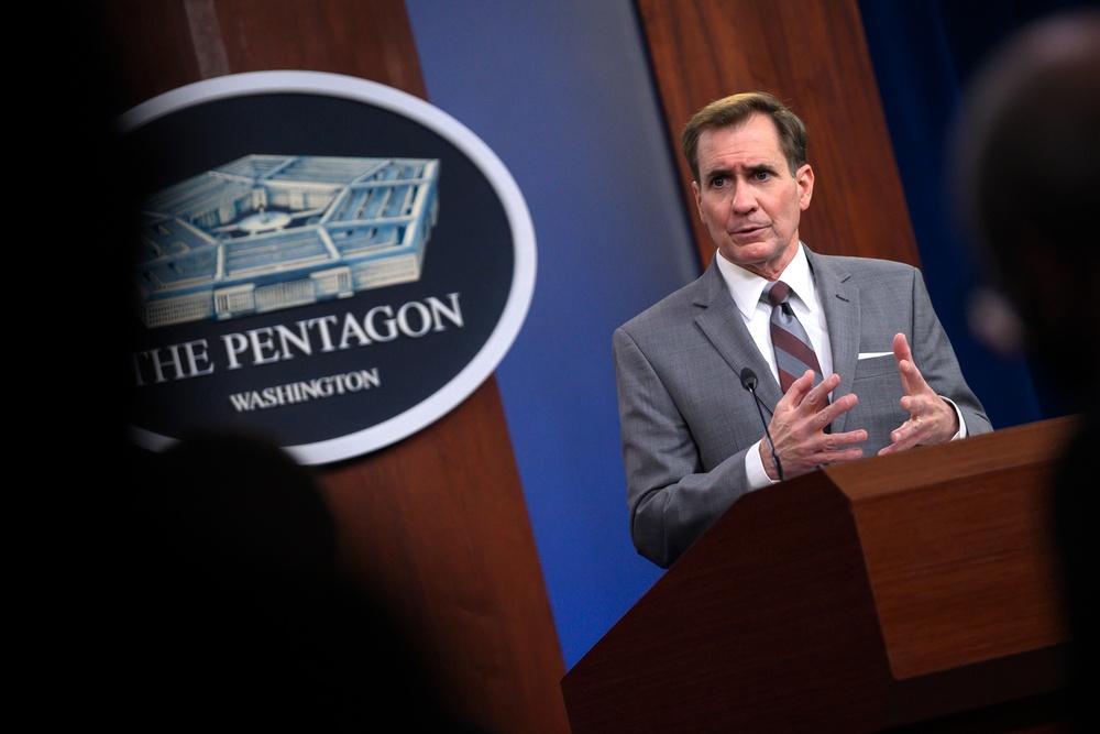 Pentagon Press Secretary Briefs the Media