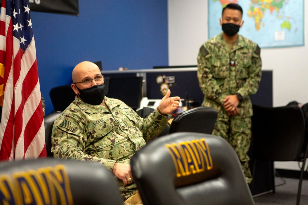Head of Navy Recruiting Command visits local Sailors
