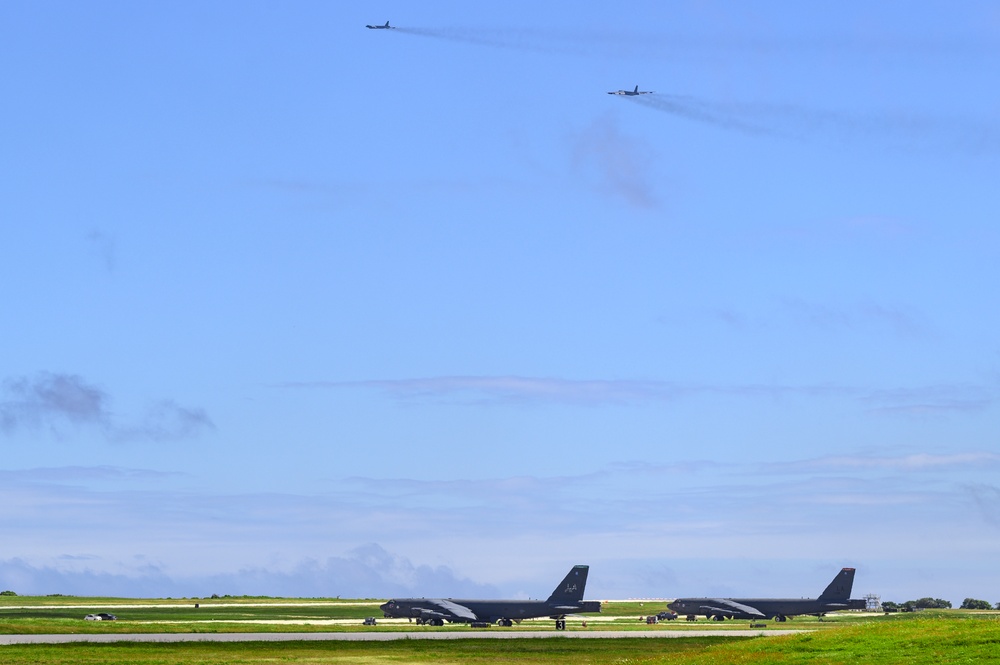 Barksdale bombers depart Andersen AFB