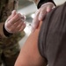 Military Medics administer COVID vaccine at Cal State LA Community Vaccination Center