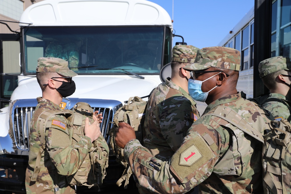2nd Armor Brigade Combat Team support Community Vaccination Centers