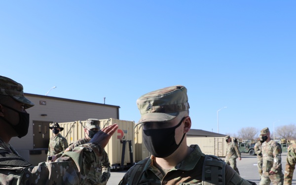 2nd Armor Brigade Combat Team support Community Vaccination Centers