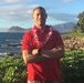 Maj. ChaTom &quot;CT&quot; Warren taking in the sights in Honolulu, Hawaii