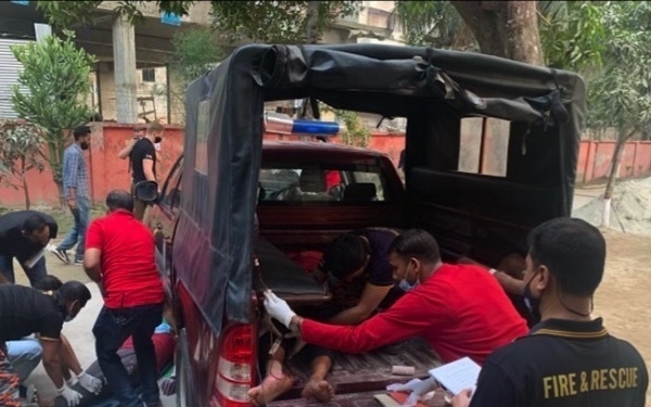 Newly Learned First Responder Skills Tested in Bangladesh