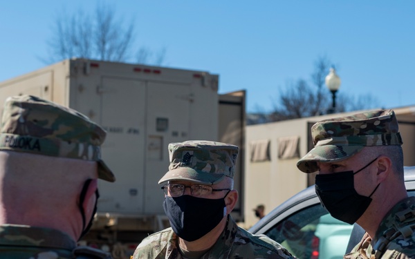 28th Infantry Division leadership visits Soldiers in D.C.