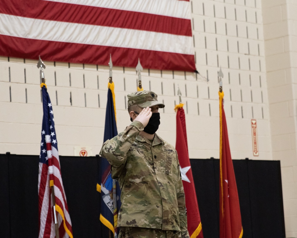 NYNG 53rd Digital Liaison Detachment Change of Command Ceremony (20210227)