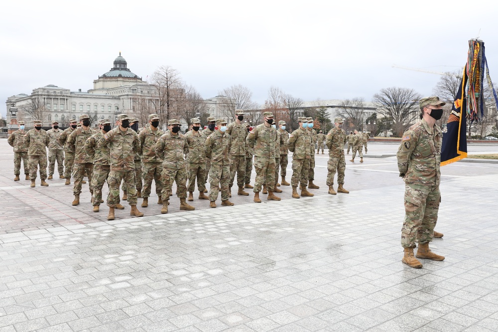 New Jersey National Guard soldiers promoted on Capitol steps