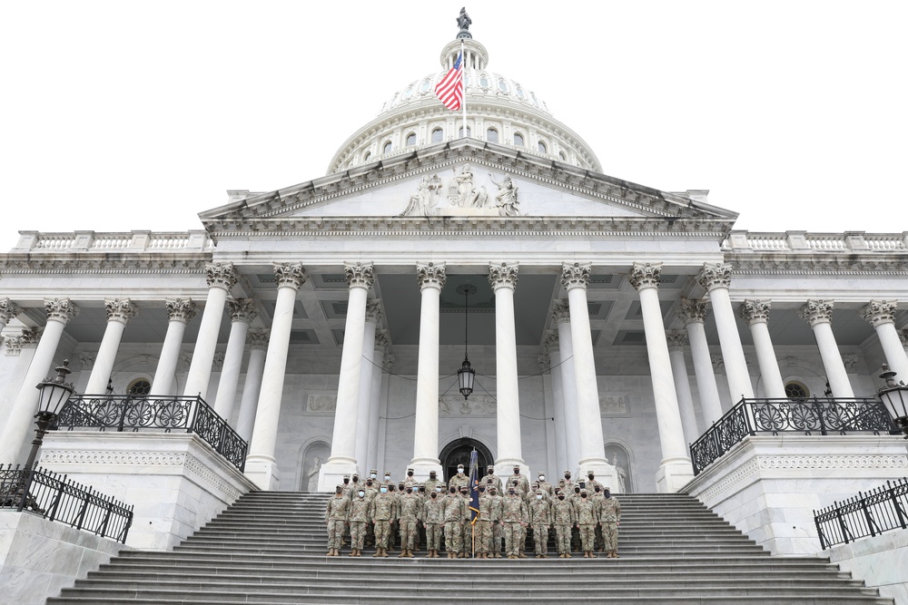 New Jersey National Guard soldiers promoted on Capitol steps