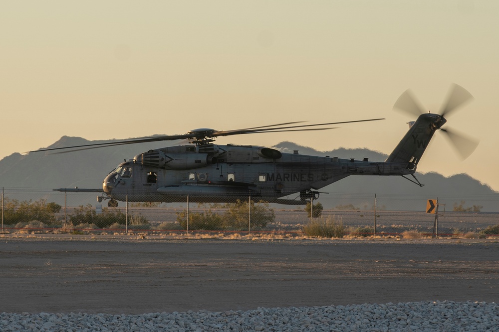 VMM-165 Launches Aircraft in support of Night Raid during RUT