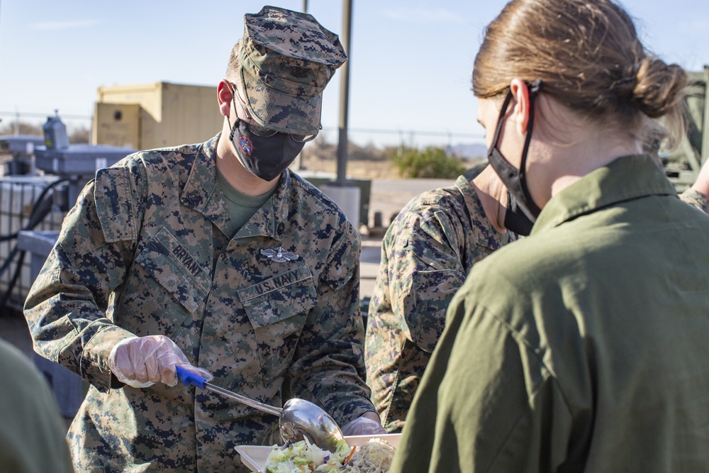 Fueled to Fight: 11th MEU operates Expeditionary Field Kitchen at RUT