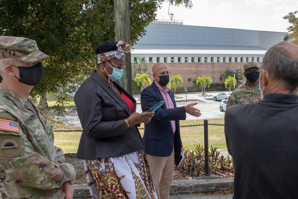 Service members conduct Community Vaccination Center Rehearsal in U.S. Virgin Islands
