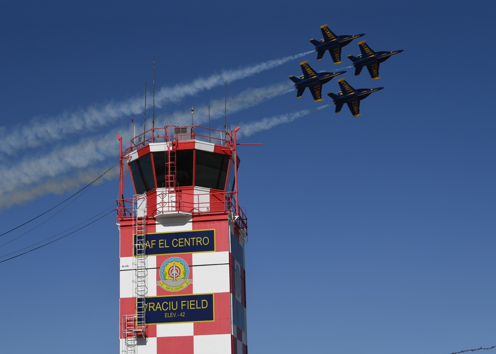 Blue Angels "Buzz the Tower"