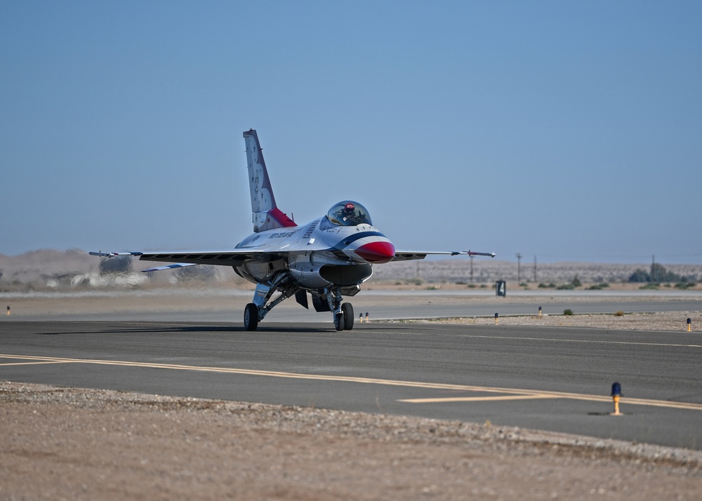 The U.S. Air Force Air Demonstration Squadron, the Thunderbirds