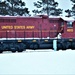 Army locomotive at Fort McCoy