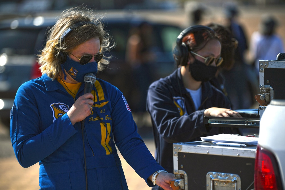 Blue Angels ground support operation