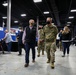 Brig. Gen. Jeffrey P. Van Visits Vaccine Mega-Site