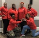 U.S. Air Force Lt. Col. Countess Cooper, a chaplain with the 113th Wing, District of Columbia Air National Guard, and member of Delta Sigma Theta Sorority, Inc., poses for a photo with her sorority sisters.