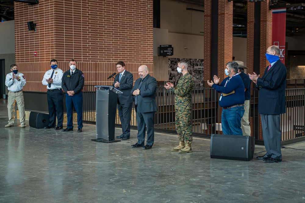 1st MLG administers COVID vaccines at Globe Life Field Community Vaccination Center