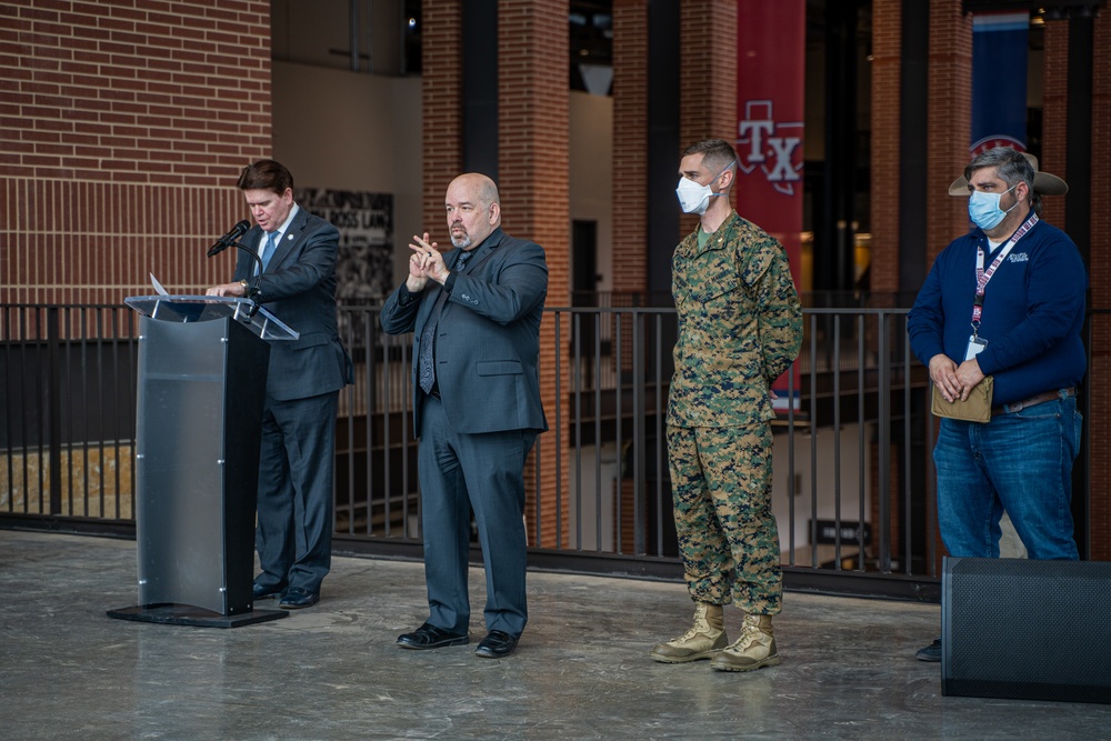 1st MLG administers COVID vaccines at Globe Life Field Community Vaccination Center