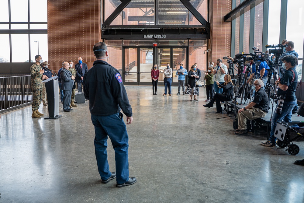 1st MLG administers COVID vaccines at Globe Life Field Community Vaccination Center