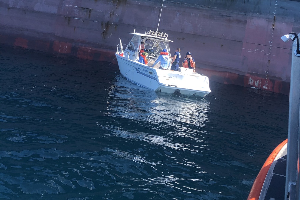 Coast GUard assists 3 taking on water off Egmont Key