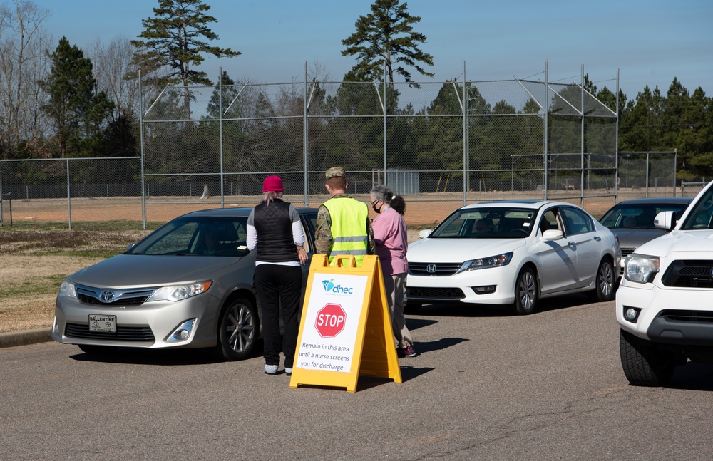 SCNG assists Saluda vaccination site