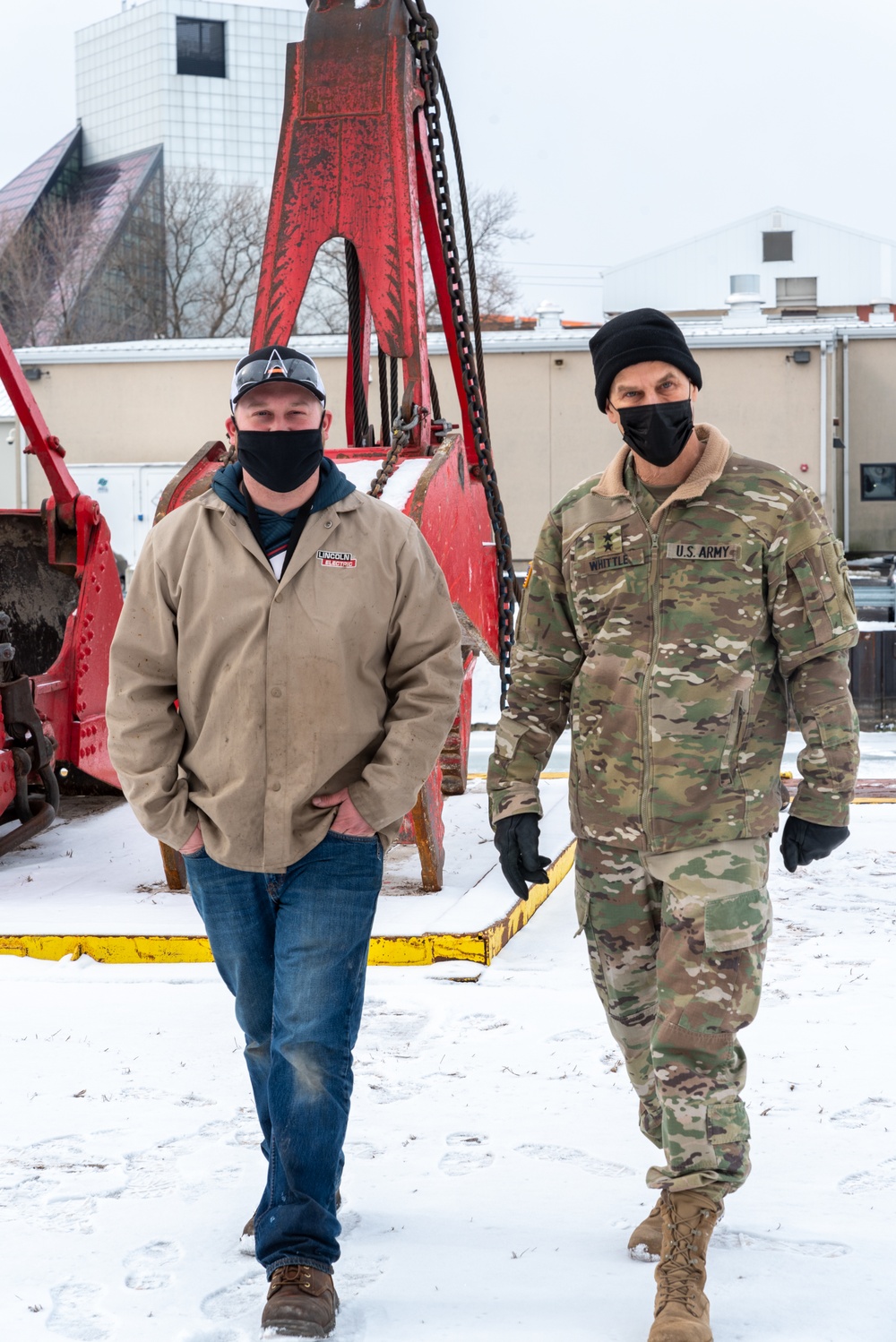 Major General Robert F. Whittle, Jr. visits the USACE Buffalo District's Cleveland field office