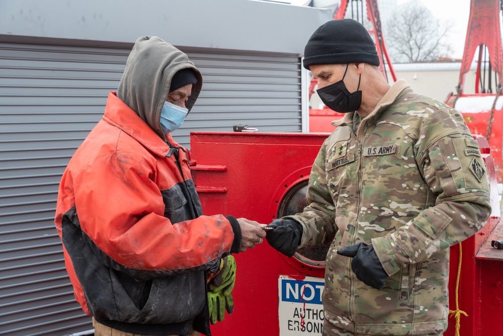 Major General Robert F. Whittle, Jr. visits the USACE Buffalo District's Cleveland field office