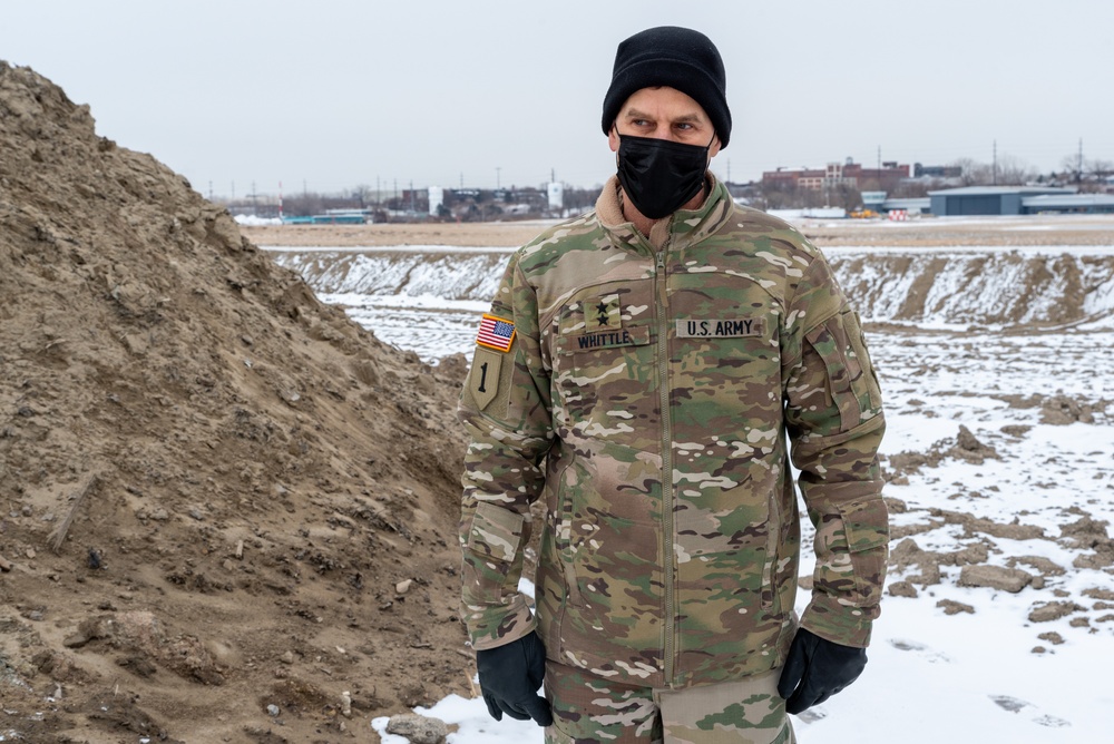 Major General Robert F. Whittle, Jr. visits the USACE Buffalo District's Cleveland field office