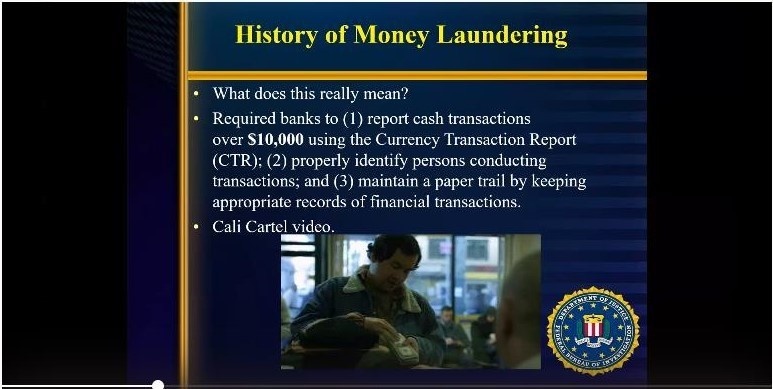 USACAPOC(A) leverages real world experience for Civil Affairs money laundering training