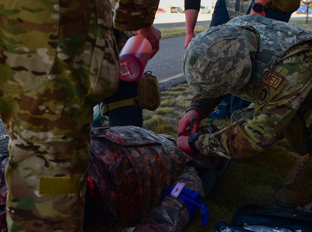 Buckley Medics Participate in Tactical Combat Casualty Care Exercise