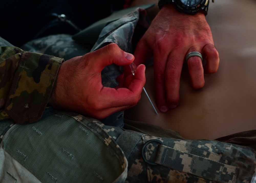 Buckley Medics Participate in Tactical Combat Casualty Care Exercise