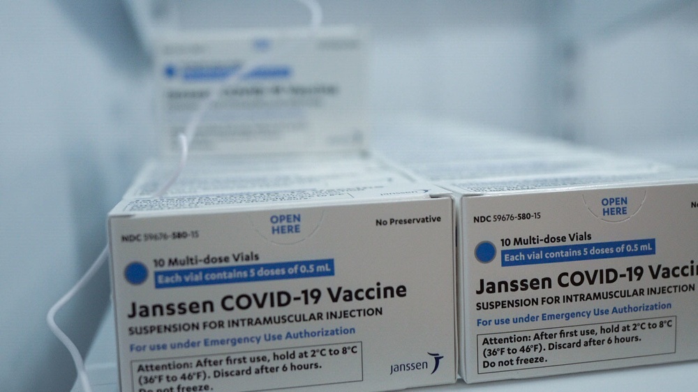 Johnson and Johnson COVID-19 Vaccine arrives at Javits Vaccination Site