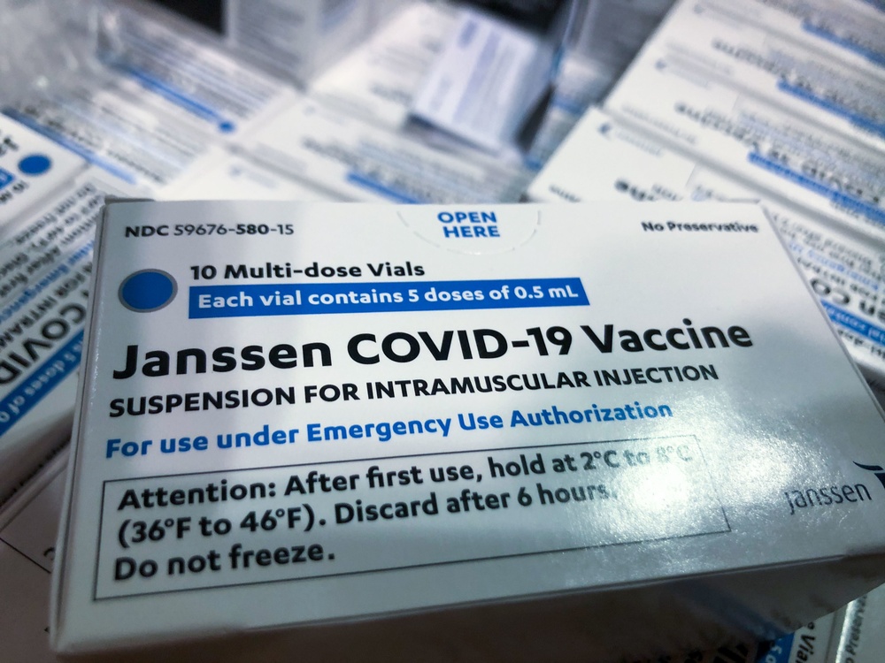 Johnson and Johnson COVID-19 Vaccine arrives at Javits Vaccination Site