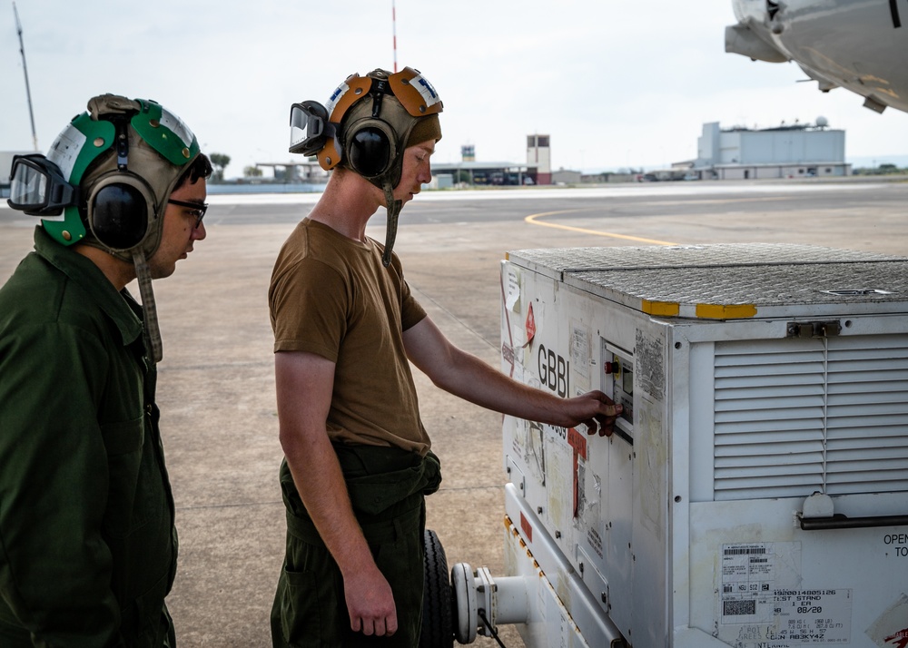 VP-46 conducts huffer start