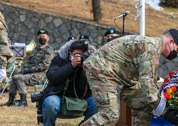 Ceremony at Osan Commemorates 70 years of Battle at Hill 180