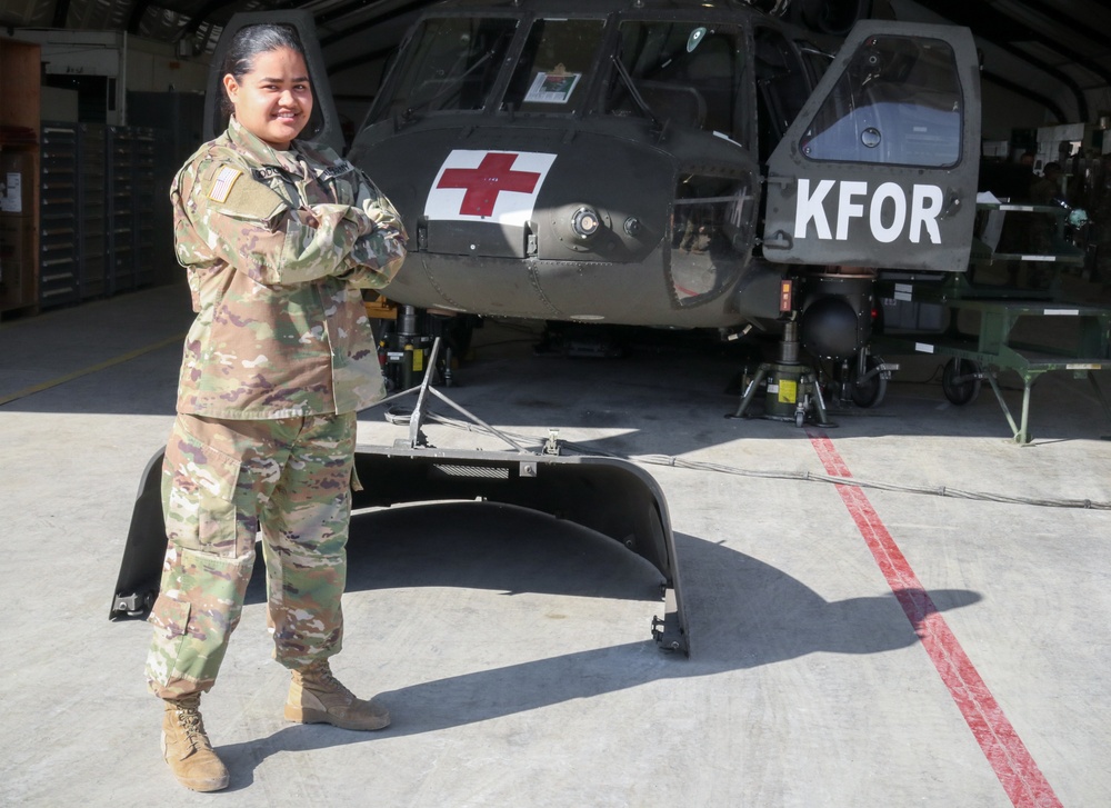 KFOR Soldier breaks barriers in aviation unit