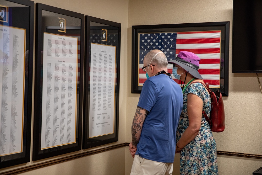 Gold Star Family Member, Mrs. Jennifer Ray, Visit