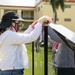 Gold Star Family Member, Mrs. Jennifer Ray, Visit