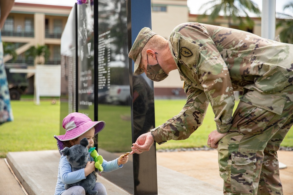 Gold Star Family Member, Mrs. Jennifer Ray, Visit