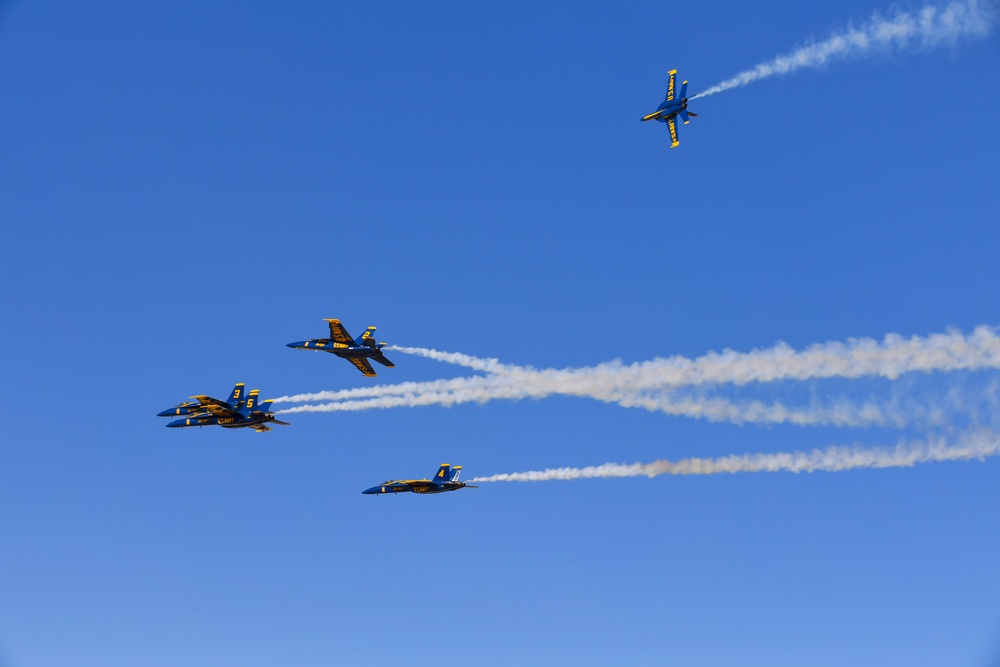 Blue Angeles at the Festival of Flight