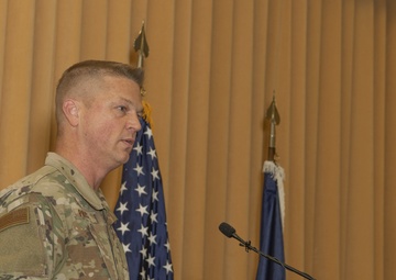 192nd Medical Group, Detachment 1, change of command ceremony