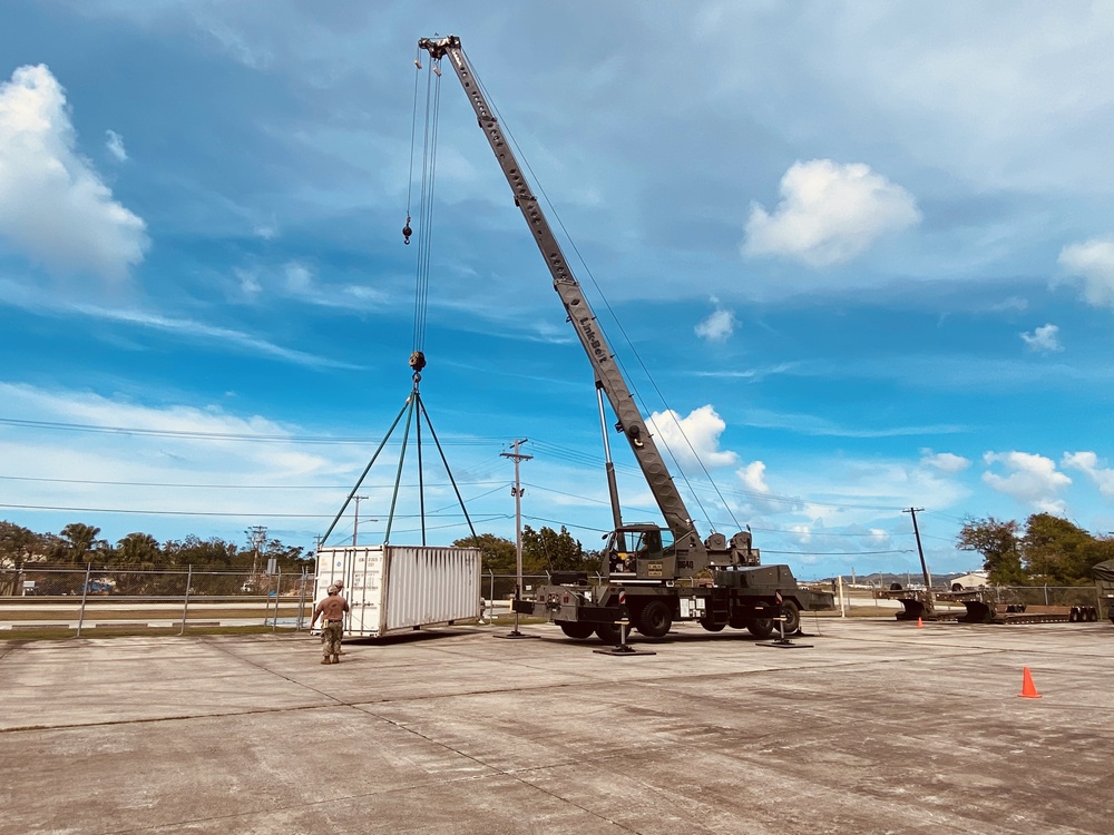 NMCB 11 Tests Crane During BEEP